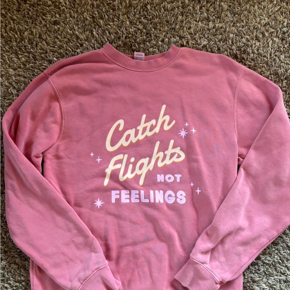 Pink Graphic Sweatshirt